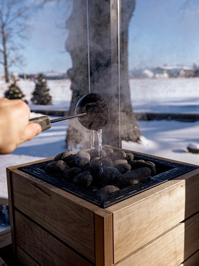 Sauna im Winter, Entsoannung pur